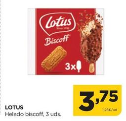 Oferta de Lotus - Helado Biscoff por 3,75€ en Alimerka