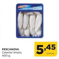 Oferta de Pescanova - Calamar Limpio por 5,45€ en Alimerka