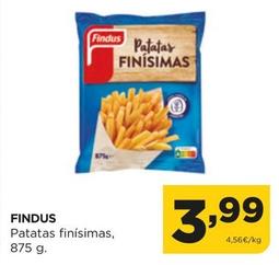 Oferta de Findus - Patatas Finisimas por 3,99€ en Alimerka