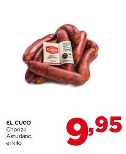 Oferta de El Cuco - Chorizo Asturiano por 9,95€ en Alimerka