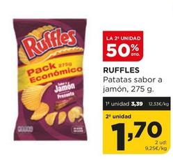 Oferta de Ruffles - Patatas Sabor A Jamon por 3,39€ en Alimerka