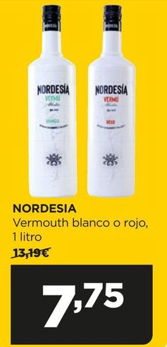 Oferta de Nordesia - Vermouth Blanco O Rojo por 7,75€ en Alimerka