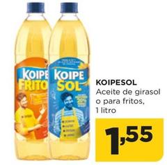 Oferta de Koipesol - Aceite De Girasol O Para Fritos por 1,55€ en Alimerka