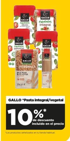 Oferta de Gallo - Pasta Integral/vegetal en Alimerka