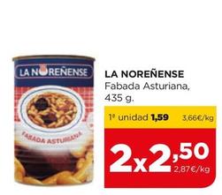 Oferta de La Noreñense - Fabada Asturiana por 1,59€ en Alimerka