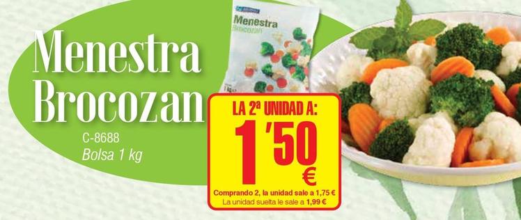 Oferta de Menestra de verduras por 1,99€ en Abordo