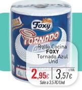 Oferta de Foxy - Rollo Cocina Tornado Azul por 2,95€ en Cuevas Cash