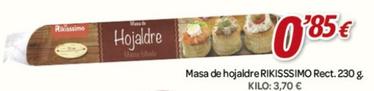 Oferta de Masa de hojaldre por 0,85€ en Alsara Supermercados