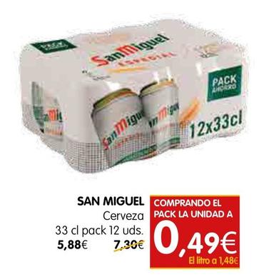 Oferta de Cerveza por 0,49€ en Dicost