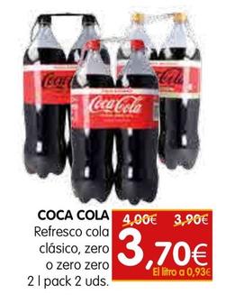 Oferta de Coca-Cola por 3,7€ en Dicost