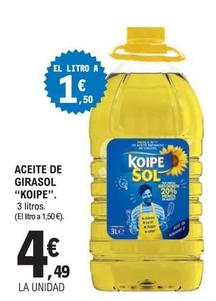 Oferta de Koipe - Aceite De Girasol por 4,49€ en E.Leclerc