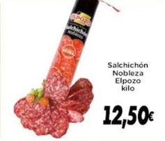 Oferta de Salchichón por 12,5€ en Supermercados Piedra