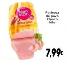 Oferta de Pechuga de pavo por 7,99€ en Supermercados Piedra