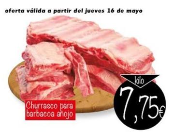 Oferta de Churrasco Para Barbacoa Anojo por 7,75€ en Supermercados Piedra