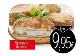 Oferta de Serranito De Lomo por 9,95€ en Supermercados Piedra