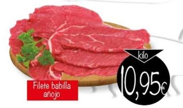 Oferta de Filete Babilla Añojo por 10,95€ en Supermercados Piedra