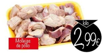 Oferta de Mollejas De Pollo por 2,99€ en Supermercados Piedra
