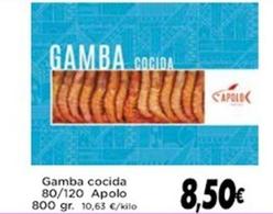 Oferta de Apolo - Gamba Cocida por 8,5€ en Supermercados Piedra