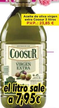 Oferta de Coosur - Aceite De Oliva Virgen Extra por 23,85€ en Supermercados Piedra