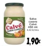 Oferta de Calvé - Salsa Casera por 1,9€ en Supermercados Piedra
