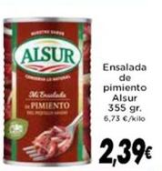 Oferta de Alsur - Ensalada De Pimiento por 2,39€ en Supermercados Piedra