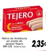 Oferta de Tejero - Melva De Andalucía En Aceite De Girasol por 2,35€ en Supermercados Piedra