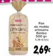 Oferta de Bimbo - Pan De Molde Artesano por 2,69€ en Supermercados Piedra