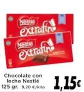 Oferta de Nestlé - Chocolate Con Leche por 1,15€ en Supermercados Piedra