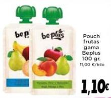 Oferta de Beplus - Pouch Frutas  por 1,1€ en Supermercados Piedra