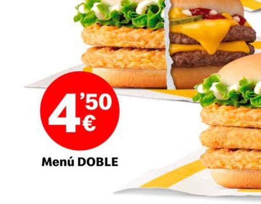 Oferta de  por 4,5€ en McDonald's