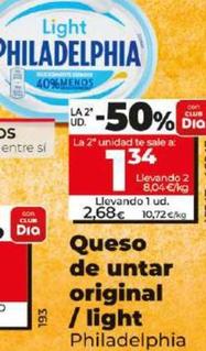 Oferta de Queso de untar por 2,68€ en Dia