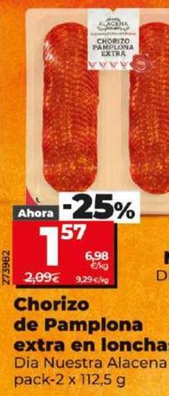 Oferta de Chorizo de Pamplona por 1,57€ en Dia