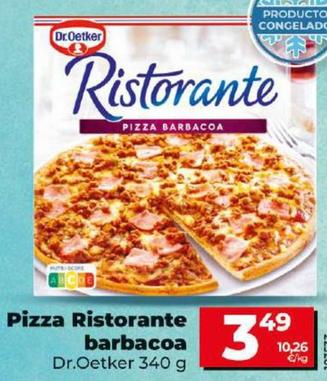 Oferta de Dr Oetker - Pizza Ristorante Barbacoa por 3,49€ en Dia