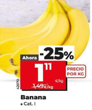 Oferta de Bananas por 1,11€ en Dia