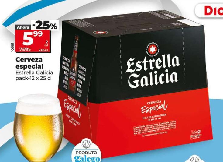 Oferta de Estrella Galicia - Cerveza Especial por 5,99€ en Dia