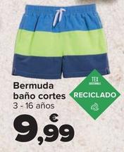 Oferta de Bermuda Baño Cortes por 9,99€ en Carrefour