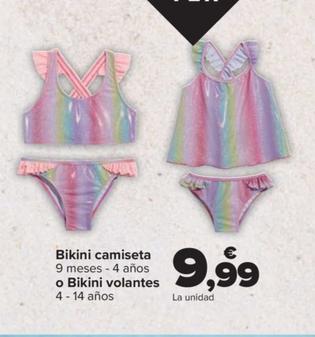 Oferta de Tex - Bikini Camiseta O Bikini Volantes por 9,99€ en Carrefour