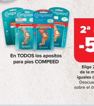 Oferta de Compeed - En TODOS Los Apositos Para Pies  en Carrefour