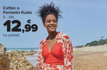 Oferta de Caftán o Pantalón fluido por 12,99€ en Carrefour