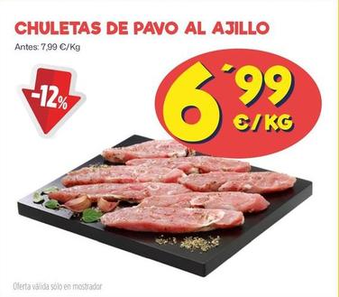 Oferta de Chuletas De Pavo Al Ajillo  por 6,99€ en Ahorramas