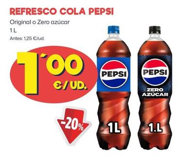 Oferta de Pepsi - Refresco Cola  por 1€ en Ahorramas