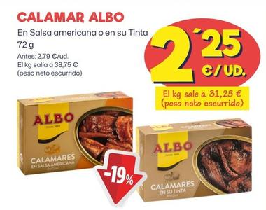 Oferta de Albo - Calamar por 2,25€ en Ahorramas