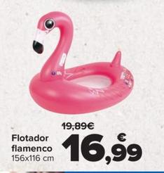 Oferta de Flotador flamenco por 16,99€ en Carrefour