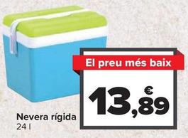 Oferta de Nevera Rigida por 13,89€ en Carrefour