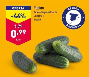 Oferta de Pepino por 0,99€ en ALDI