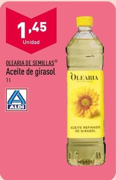 Oferta de Olearia De Semillas - Aceite De Girasol por 1,45€ en ALDI