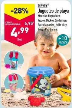 Oferta de Disney - Juguetes De Playa por 4,99€ en ALDI