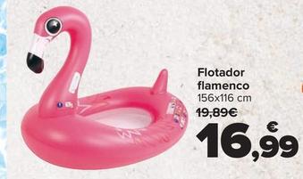 Oferta de Flotador Flamenco por 16,99€ en Carrefour