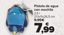 Oferta de Pistola De Agua Con Mochila por 7,99€ en Carrefour
