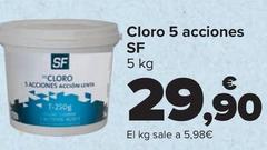 Oferta de Sf - Cloro 5 Acciones por 29,9€ en Carrefour